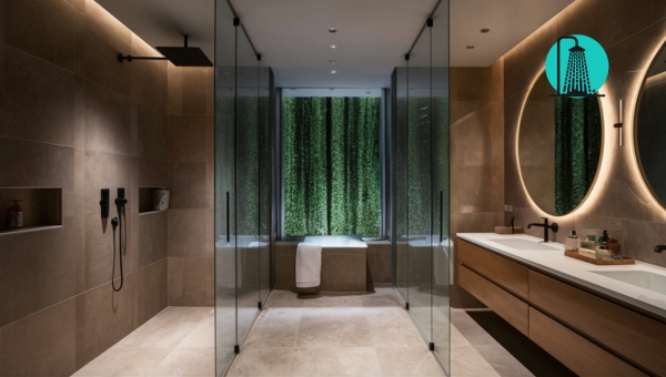 Standard-Sized Walk-In Showers for a Modern Bathroom