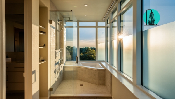 Small Bathroom Walk-In Shower Ideas: Bathroom with a Window