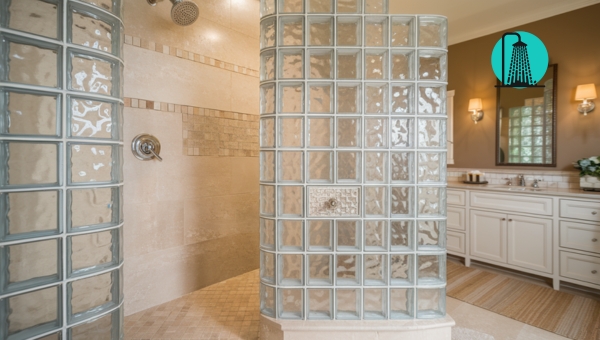 Walk-In Shower: Glass Block Walk-In Showers