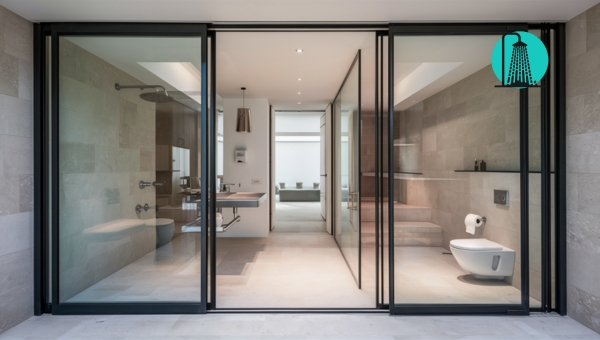 Small Bathroom Walk-In Shower Ideas: Modern Accents and Glass Doors