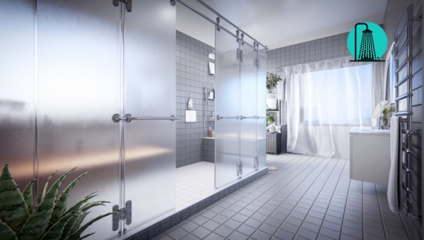 Glass Door Walk-In Shower: Privacy Needs