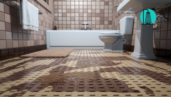 Non-Slip Bathroom Floor: Textured Vinyl Flooring