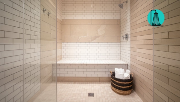 Walk-In Shower: Walk-In Shower with Bench